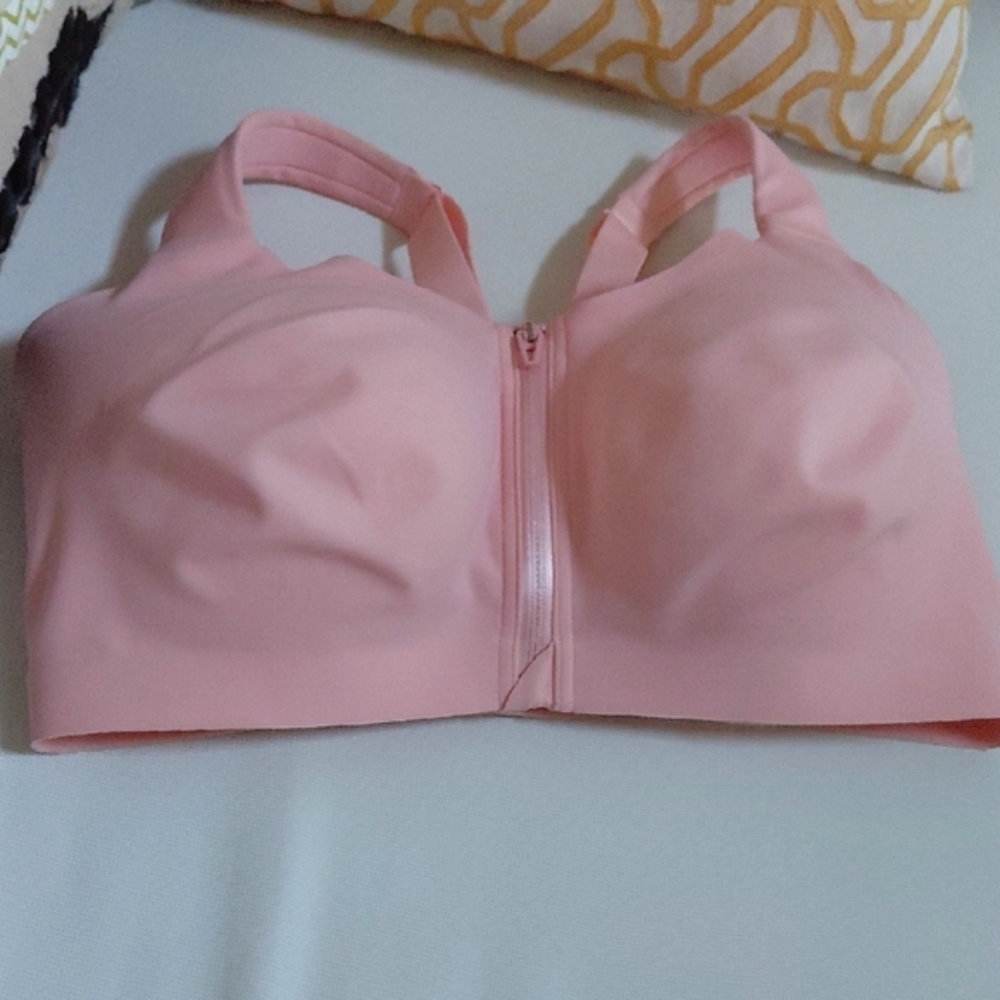 Victoria's Secret Light Pink Zip Sports Bra